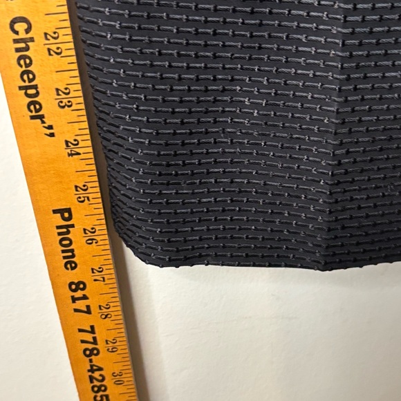 Vintage Carlisle Dress Pants Size 10 Navy Blue Side Zip Pleated Rayon Silk - Picture 9 of 9